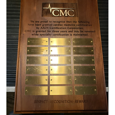 Custom engraved corporate recognition awards from Doug's Engraver's Den