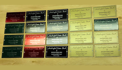 Custom engraved recognition plaques, service awards, Doug's Engraver's Den