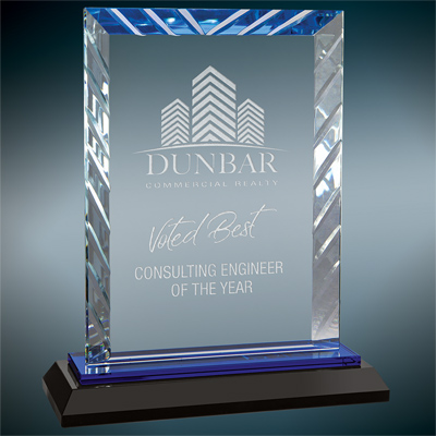 Custom engraved corporate recognition awards from Doug's Engraver's Den