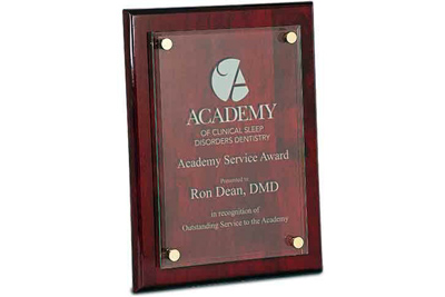 Custom engraved corporate recognition awards from Doug's Engraver's Den