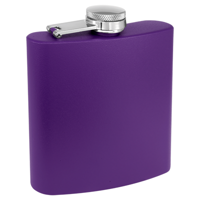 Custom imprinted promotional flask, Doug's Engraver's Den