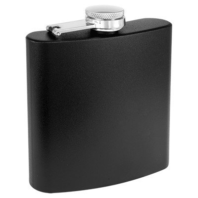 Custom imprinted promotional flask, Doug's Engraver's Den