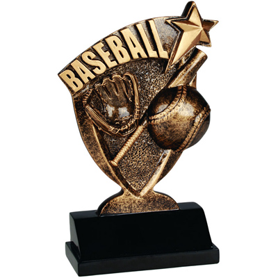 Custom engraved sports awards, personalized baseball products from Doug's Engraver's Den