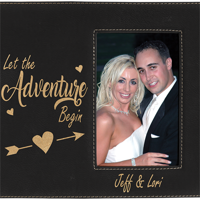 Custom engraved wedding picture frames, Doug's Engraver's Den