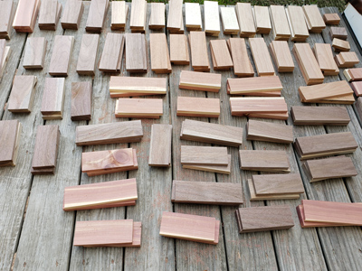 Wood selections for custom wood engraving, Doug's Engraver's Den